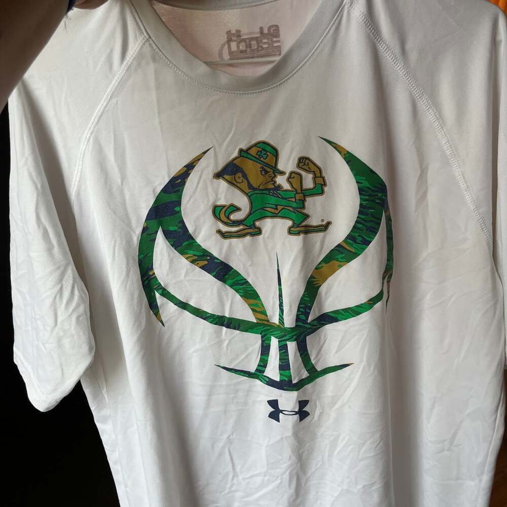 Under Armour Notre Dame Fighting Irish Heat Gear Basketball T-Shirt